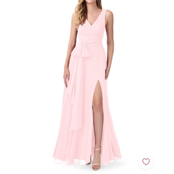 COPY - Azazie Bianca. Blushing Pink. A6 - Picture 4 of 8